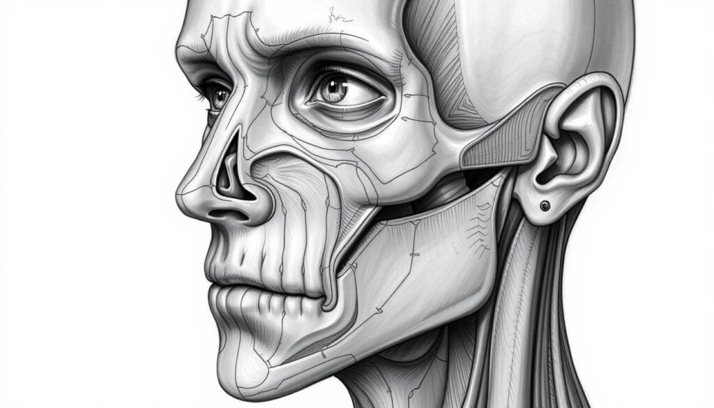 anatomía facial