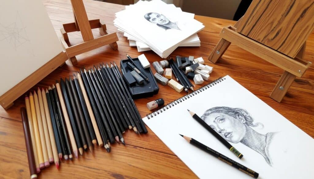 materiales para dibujo