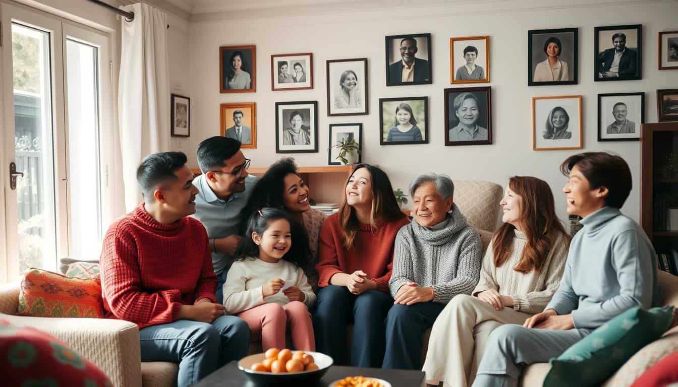 retratos de familia